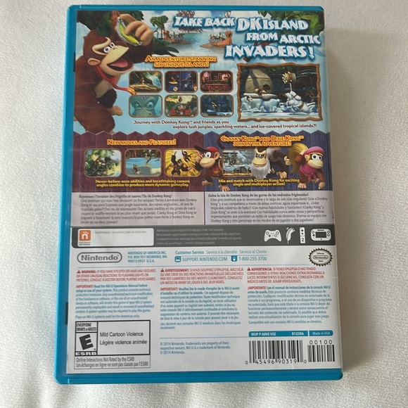Wii U - DONKEY KING COUNTRY TROPICAL FREEZE - Nintendo - rated E - Picture 2 of 4